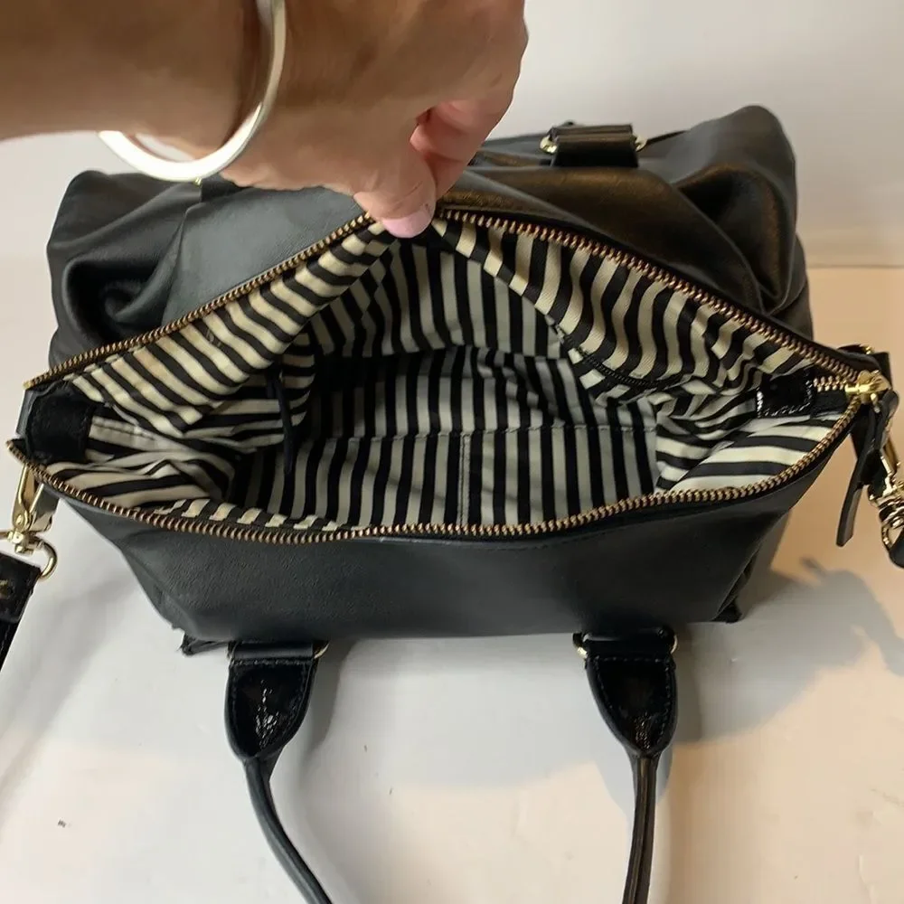 Kate Spade Hampton Rd Janie leather black shoulder
